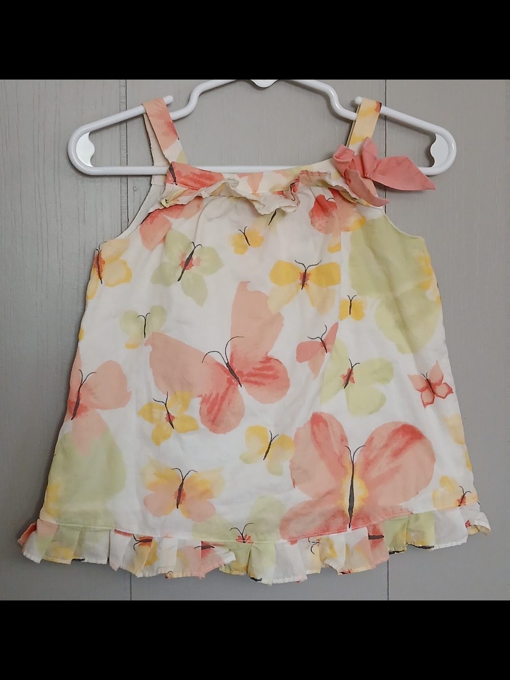 Janie And Jack Butterfly Garden Girls 12-18 Months Top